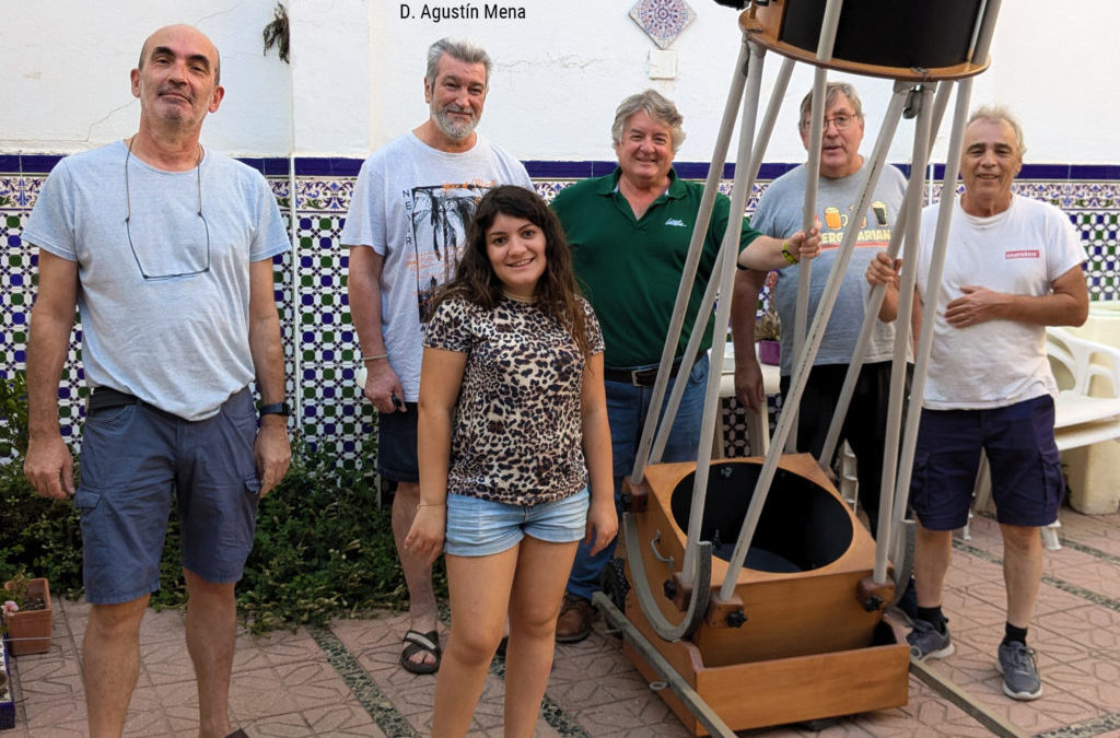 Donación de telescopio de 18″ a Luz Cero por parte de D. Agustín Mena.