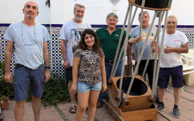 Donación de telescopio de 18″ a Luz Cero por parte de D. Agustín Mena.