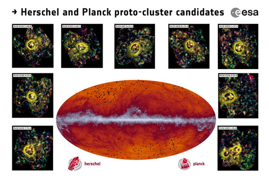 Descubren cientos de nuevas galaxias formadas poco después del Big Bang