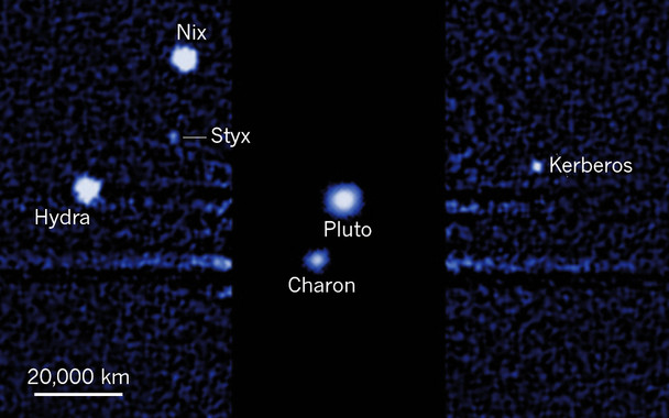 Datos inéditos de las lunas de Plutón